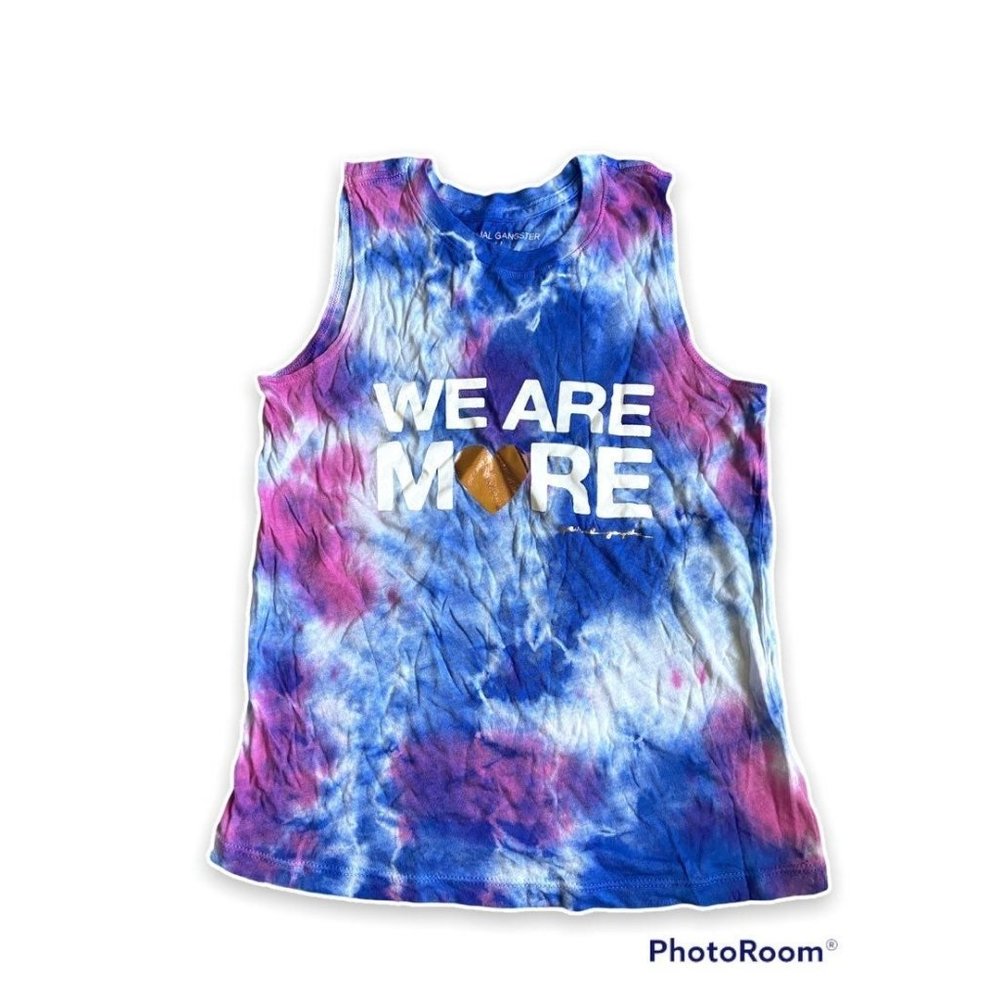 Spiritual Gangster We are more tie dye crop tank